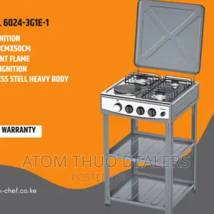 Eurochef 3+1 Cooker With Shelves