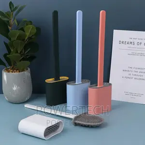 Silicone Flex Toilet Brush Cleaner""