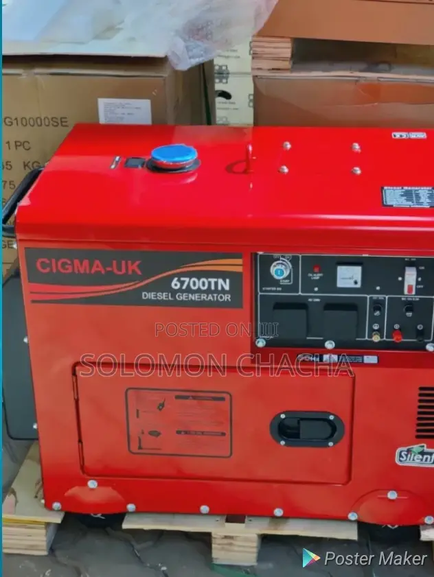 Cigma UK 10kva Deisel Generator Silent