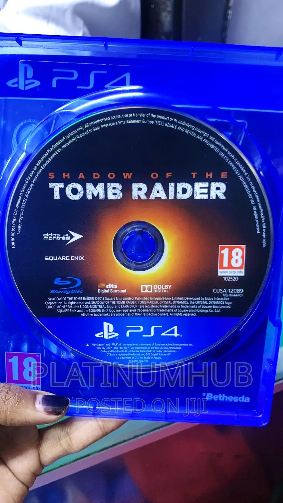 Ps 4 Shadow of the Tomb Raider