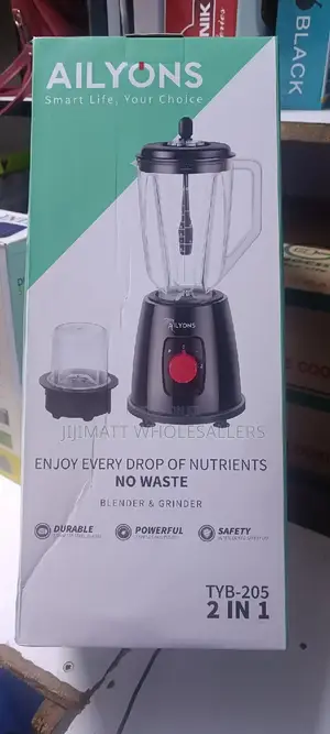 Ailyons 2in1 Blender With Grinder Machine 1.5L