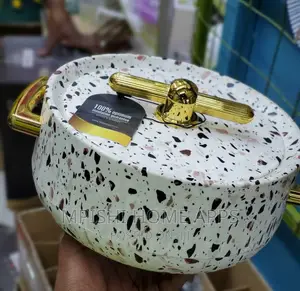 3pcs Hot Pot White Terrazzo