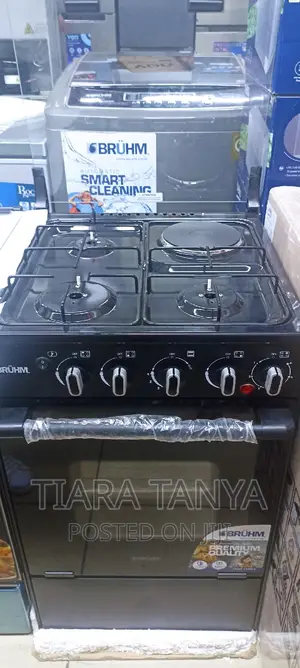 Bruhm 50 by 55 3 Gas and 1 Electric Cooker
