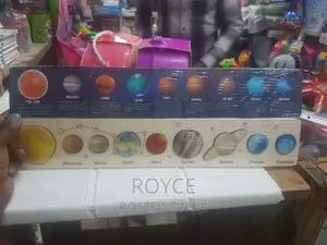 Wooden Solar System Puzzle Board