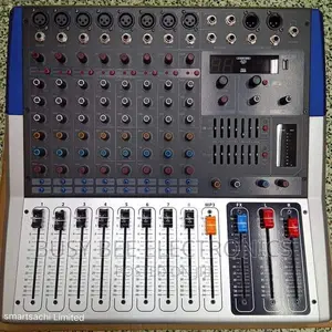 8 Ch Powered Pro Mixer