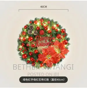 Christmas Door Wreath Decor - Available in Kenya