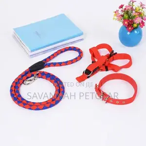 Heavy Duty Dog Harness and Leash Collar Set