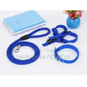 Heavy Duty Dog Harness and Leash Collar Set