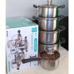10 Pc's JP Stainless Cookware