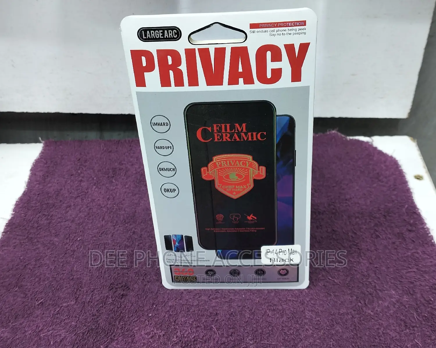 iPhone 14 Pro Max Privacy Ceramic Glass Protector