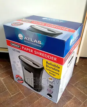 Atlas Shredder Cc1240 12sheets Cross Cut ! Cc1240 Shredder,