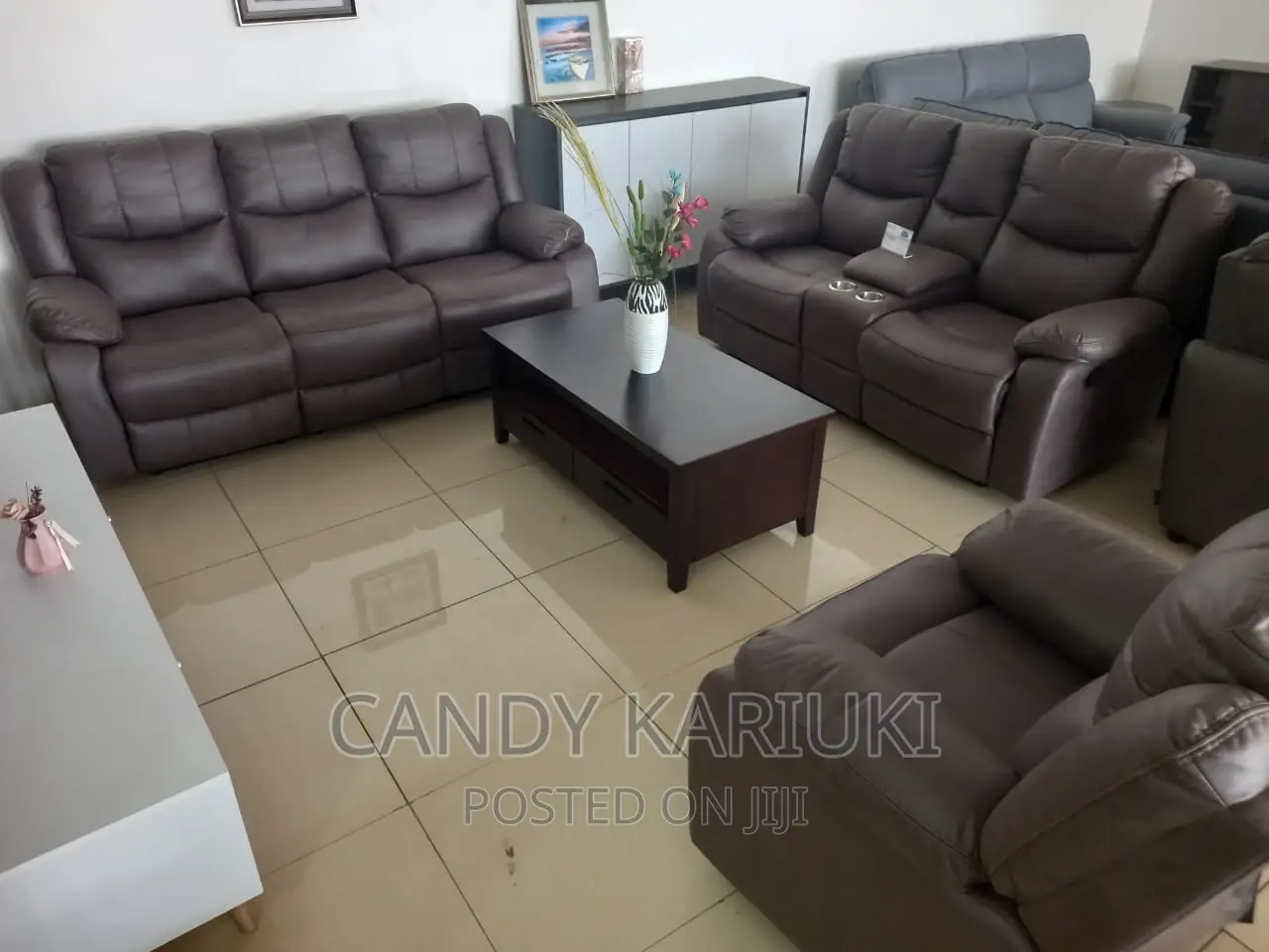 6 Seater Recliner Sofa Set (3+2+1)