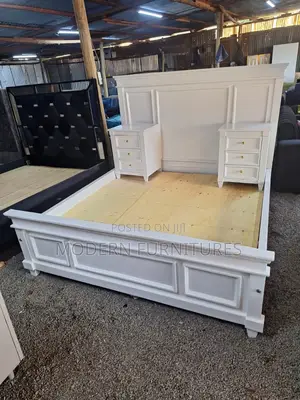 White Wooden 5/6 Bed
