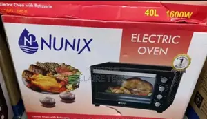 Electric Oven! Nunix 40l Oven With Rotisserie