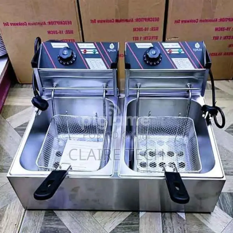 Nunix 6L+6L Double Electric Chips Deep Fryer Machine