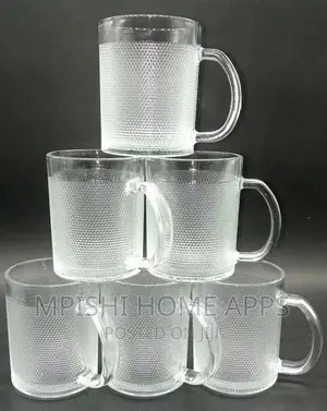Glass Tea/Coffee Cups 6pcs