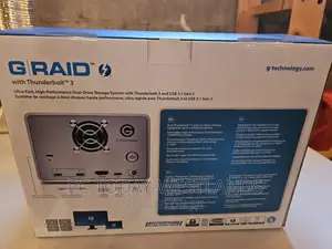 G-Technology 8tb G-Raid With Thunderbolt 3, Usb-C 3.1 Hdmi