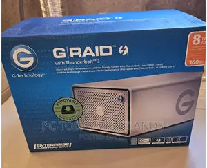 G-Technology 8tb G-Raid With Thunderbolt 3, Usb-C 3.1 Hdmi
