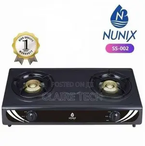 Nunix Double Burner Gas Stove
