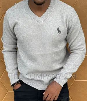Classic Warm Polo Fuzzy Official Sweater