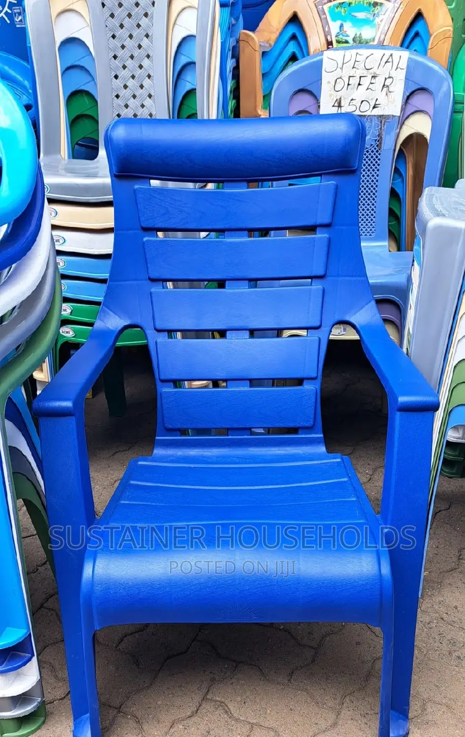 High-Back Plastic Chairs
