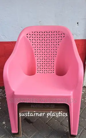 Pink Skyplast Plastic Chairs
