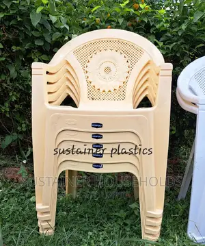 Cream Kenpoly Plastic Chairs
