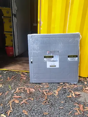 Grey Square Plastic Table