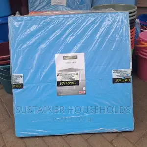 Blue Square Plastic Table With Plastic Legs