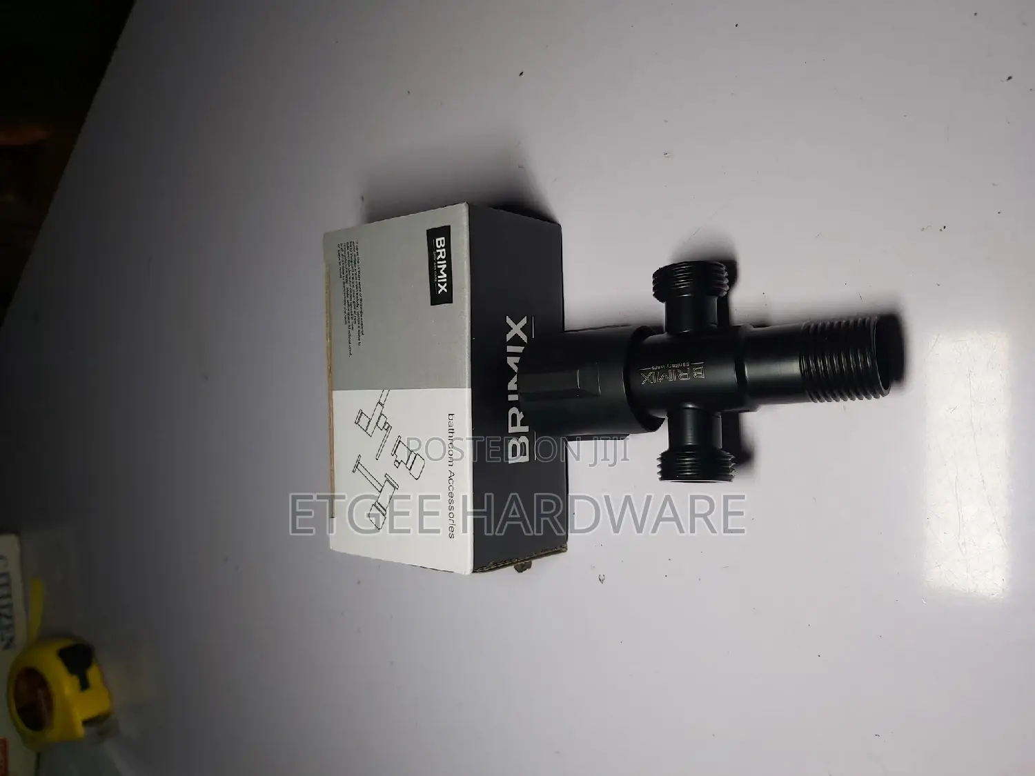3way Angle Valve Black