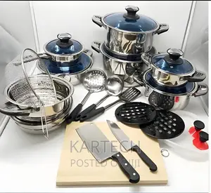 Marwa German Longlife 30pcs Heavy Duty Cookware Set