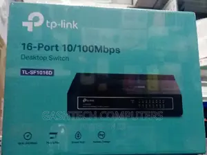 Desktop Switch - TL-SF1016D - 16-Port - 10/100mbps - Black