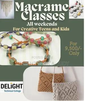 Macrame Classes All Weekends for Teens and Kids