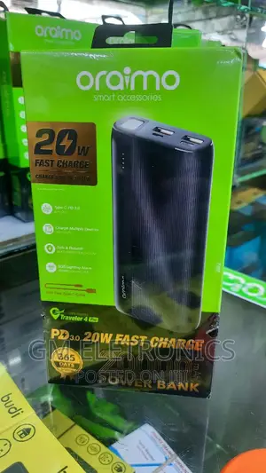 Oraimo Traveler 4 Pro 20W [PD3.0 QC3.0] 20000mah Powerbank