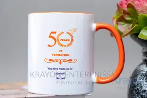 Two Tone Orange Mug
