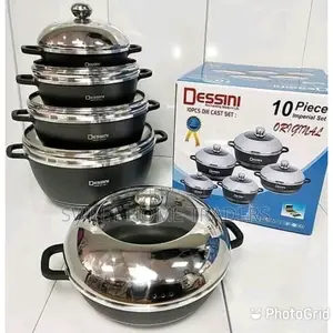 Dessini 10pcs Dessini Cooking Pots Non Stick Cookware Set