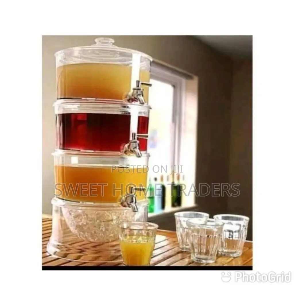 Generic 3 Tier Acrylic Juice Dispenser 