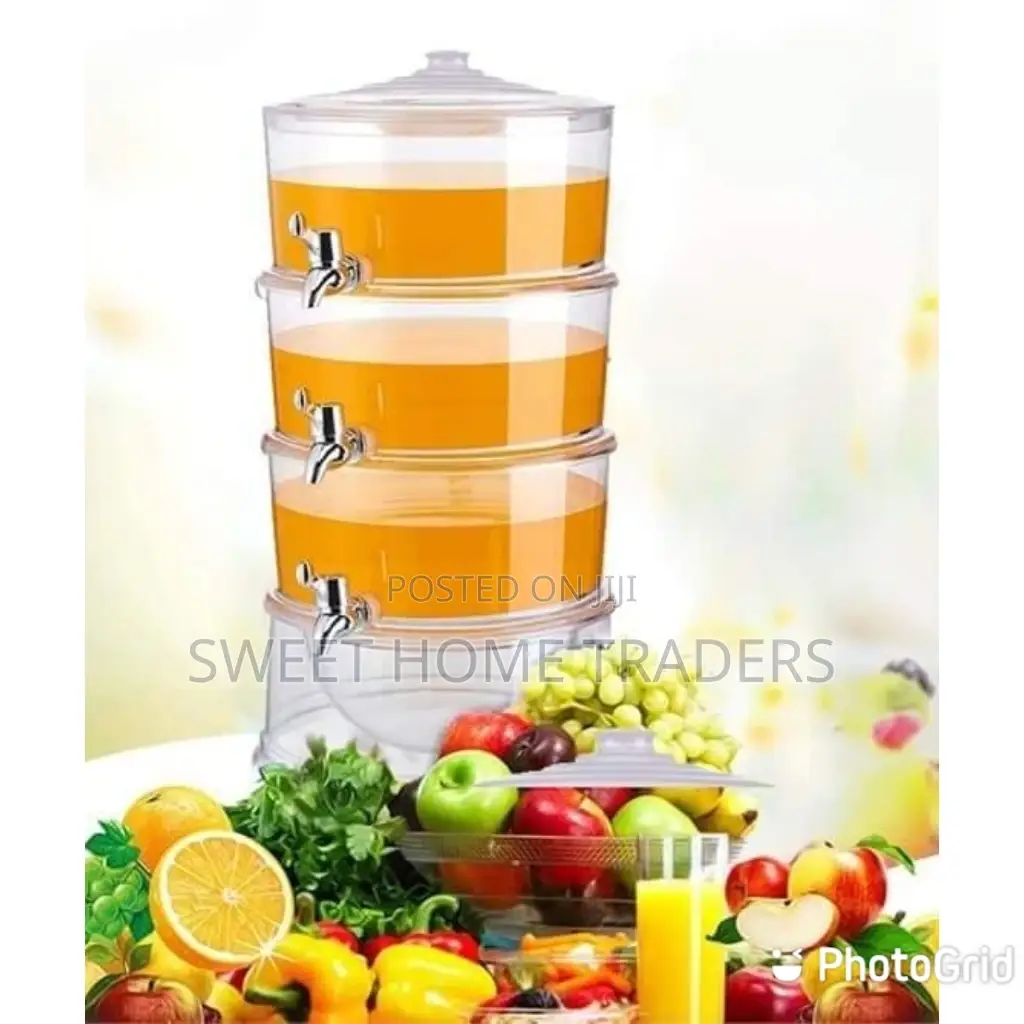 Generic 3 Tier Acrylic Juice Dispenser 