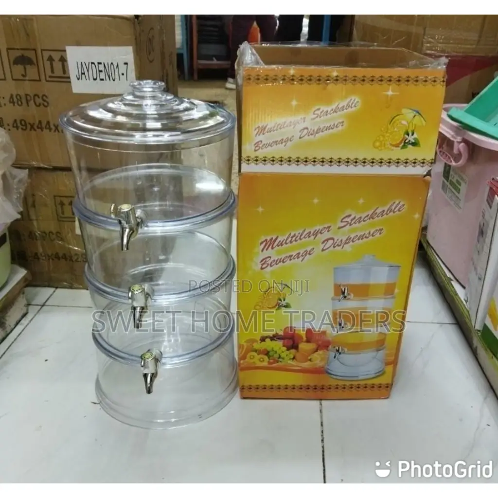 Generic 3 Tier Acrylic Juice Dispenser 