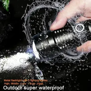 Most Powerful Flashlight 5 Modes Usb Zoom Led Torch Aluminiu