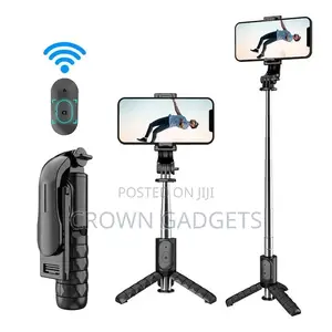 Selfie Stick Tripod Led Light Phone Wireless Handheld Blueto