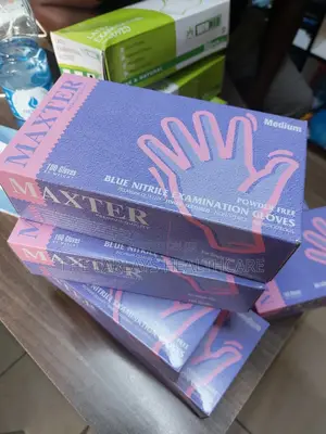 Powder Free Nitrile Gloves.