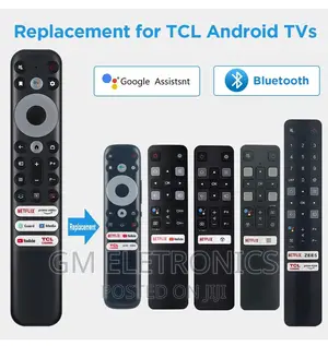 TCL Android TV Mini-Led Qled Uhd Smart TV Remote.