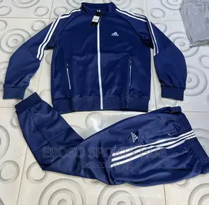 Adidas Tracksuit Black Stripes