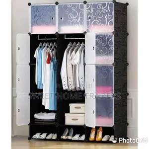 TC Portable 3-Column Plastic Wardrobes
