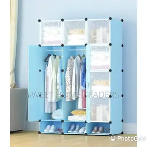TC Portable 3-Column Plastic Wardrobes