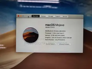 Laptop Apple MacBook Air 2012 8GB Intel Core I7 SSD 256GB