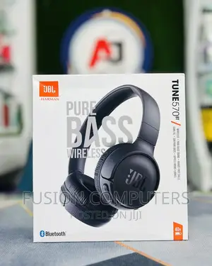 JBL Tune 570BT Wireless on-Ear Headphones With Purebass