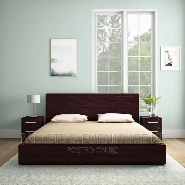 5 by 6 Mahogany Bed