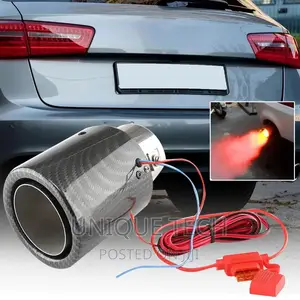 Universal Car Modified Exhaust Muffler Tip With RED LED